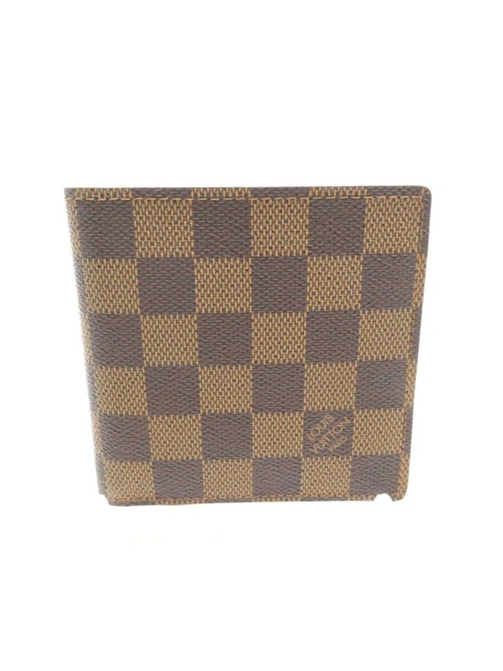 Louis Vuitton Portefeuille Cartes Credit Monet Damier Ebene Bifold Wallet Coin